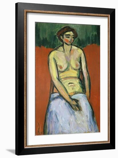 Seated Female Nude, C.1910-Alexej Von Jawlensky-Framed Giclee Print