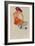 Seated Female Nude with Blue Garter, Back View, 1910-Egon Schiele-Framed Giclee Print