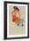 Seated Female Nude with Blue Garter, Back View, 1910-Egon Schiele-Framed Giclee Print