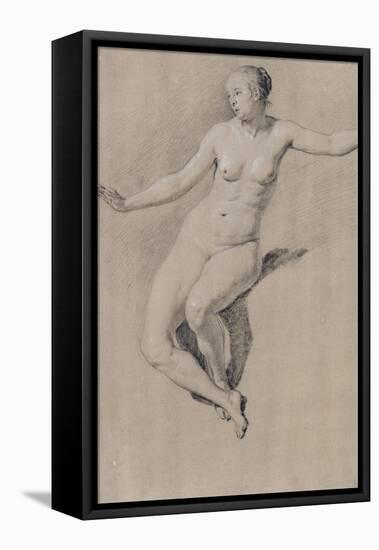 Seated Female Nude-Adriaen van de Velde-Framed Premier Image Canvas