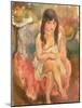 Seated Figure, 1914 (Oil on Canvas)-Jules Pascin-Mounted Giclee Print