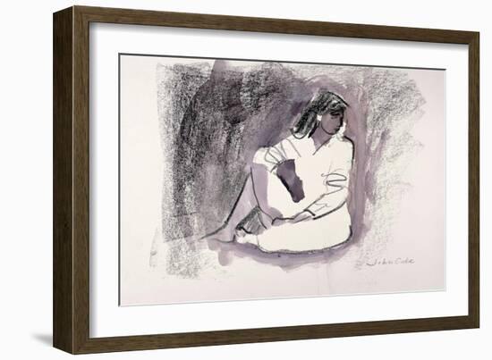 Seated Figure, 1999-John Cooke-Framed Giclee Print