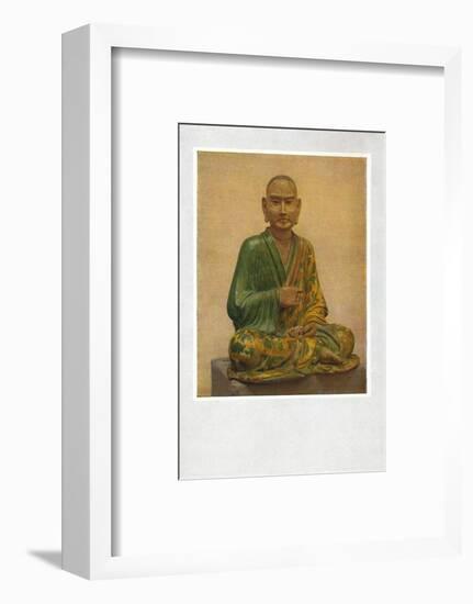 'Seated Figure of a Lohan - T'Ang Dynasty', c7th to 10th century AD, (1936)-Unknown-Framed Photographic Print