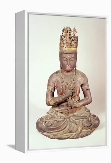 Seated Figure of Dainichi Nyorai-Japanese School-Framed Premier Image Canvas