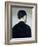 Seated Figure, Seen from Behind (Anna Hammershoi) 1884-Vilhelm Hammershoi-Framed Giclee Print