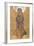 Seated Girl (Poldi Lodzinsk), C. 1910-Egon Schiele-Framed Giclee Print