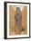 Seated Girl (Poldi Lodzinsk), C. 1910-Egon Schiele-Framed Giclee Print