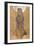 Seated Girl (Poldi Lodzinsk), C. 1910-Egon Schiele-Framed Giclee Print