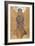 Seated Girl (Poldi Lodzinsk), C. 1910-Egon Schiele-Framed Giclee Print