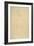 Seated Girl Seen from the Front-Gustav Klimt-Framed Giclee Print