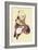 Seated Girl with Striped Stockings-Egon Schiele-Framed Giclee Print