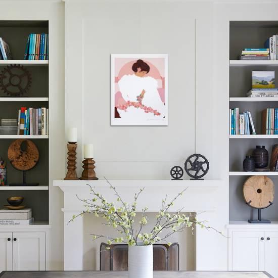 Seated Halau Dancer Serigraph Diana Hansen Young Art Com