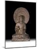 Seated Limestone Buddha Amida, c.1000-1199-null-Mounted Photographic Print