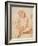 Seated Male Nude-Pesarese Cantarini-Framed Art Print