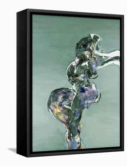 Seated Nude, 1979-Stephen Finer-Framed Premier Image Canvas