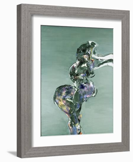 Seated Nude, 1979-Stephen Finer-Framed Giclee Print