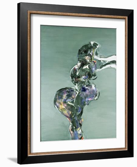 Seated Nude, 1979-Stephen Finer-Framed Giclee Print