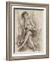 Seated Nude Model, C.1925-26-Jules Pascin-Framed Giclee Print