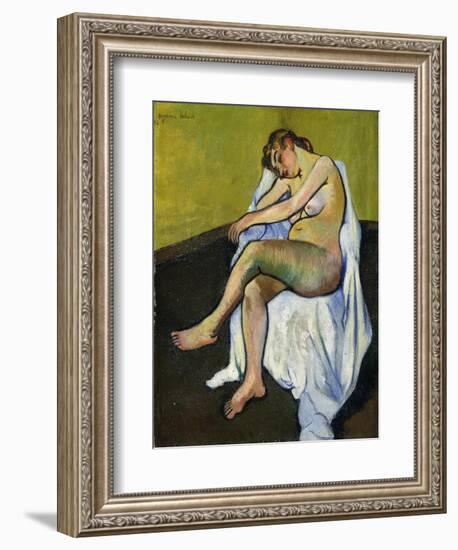 Seated Nude; Nu Assis, 1916-Suzanne Valadon-Framed Giclee Print