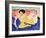 Seated Nude on Divan-Ernst Ludwig Kirchner-Framed Giclee Print