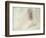 Seated Nude with Dishevelled Hair (W/C on Paper)-Auguste Rodin-Framed Giclee Print