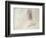 Seated Nude with Dishevelled Hair (W/C on Paper)-Auguste Rodin-Framed Giclee Print