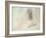 Seated Nude with Dishevelled Hair (W/C on Paper)-Auguste Rodin-Framed Giclee Print