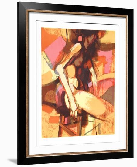 Seated Nude-Jim Jonson-Framed Limited Edition