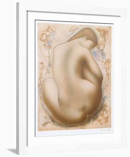 Seated Nude-Alain Bonnefoit-Framed Collectable Print