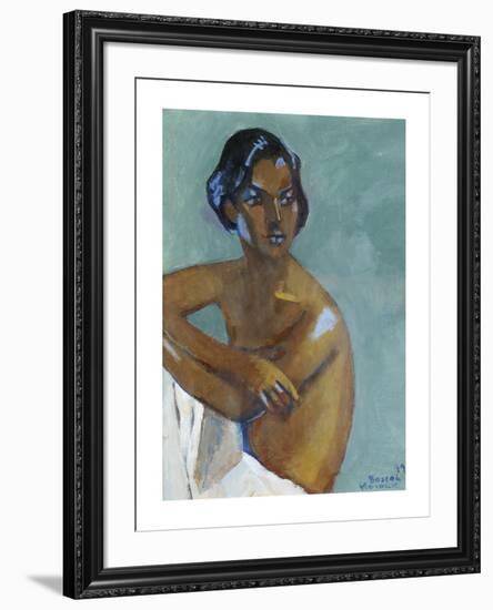 Seated Nude-Boscoe Holder-Framed Premium Giclee Print