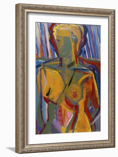 Seated Nude-Diana Ong-Framed Giclee Print