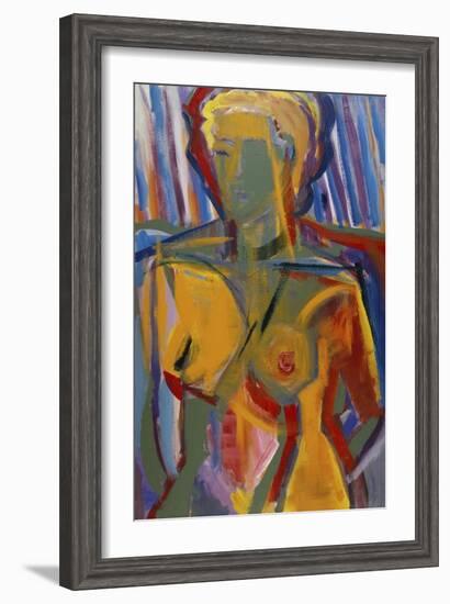 Seated Nude-Diana Ong-Framed Giclee Print