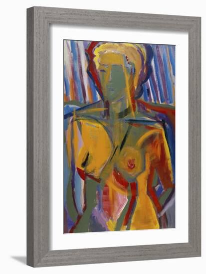 Seated Nude-Diana Ong-Framed Giclee Print