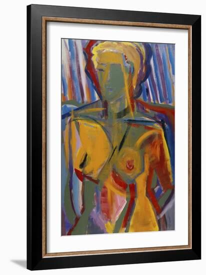 Seated Nude-Diana Ong-Framed Giclee Print