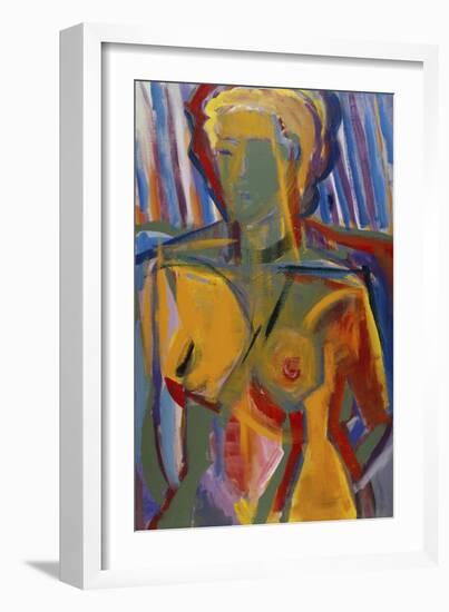 Seated Nude-Diana Ong-Framed Giclee Print