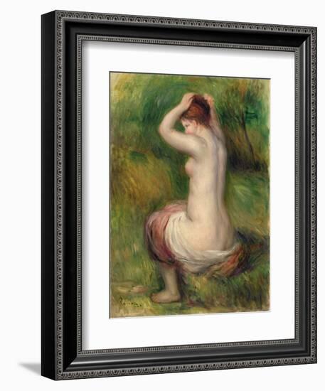 Seated Nude-Pierre-Auguste Renoir-Framed Giclee Print