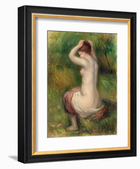 Seated Nude-Pierre-Auguste Renoir-Framed Giclee Print