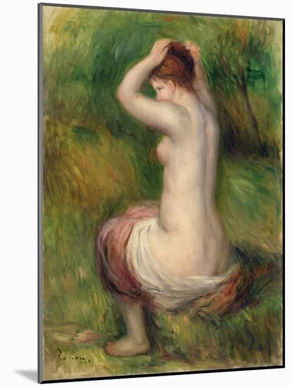 Seated Nude-Pierre-Auguste Renoir-Mounted Giclee Print