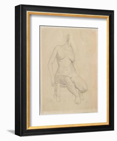 Seated Nude-Félix Vallotton-Framed Giclee Print