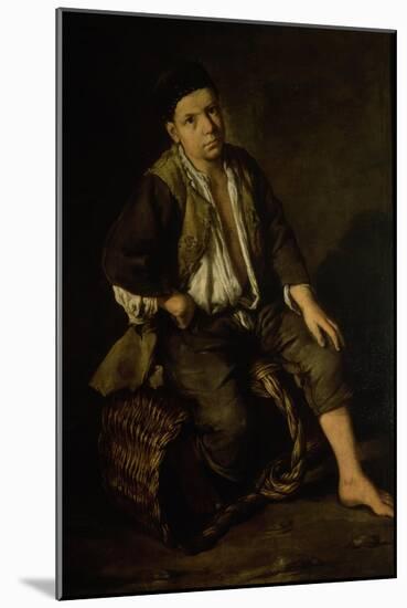 Seated Porter-Giacomo Ceruti-Mounted Giclee Print