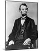 Seated Portrait of President Abraham Lincoln-null-Mounted Photographic Print