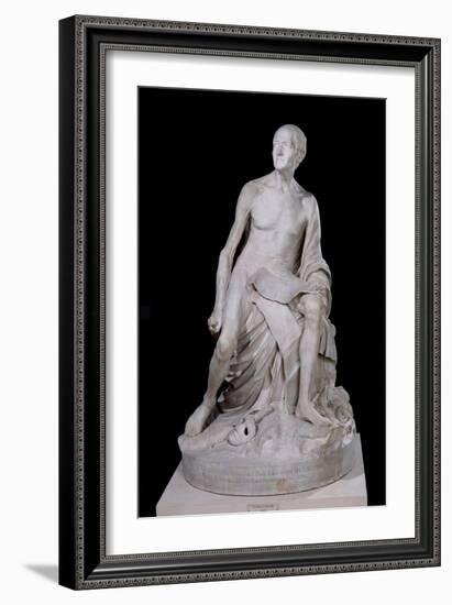 Seated Statue of Voltaire-Jean-baptiste Pigalle-Framed Giclee Print