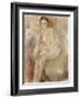 Seated Woman, C.1925-30-Jules Pascin-Framed Giclee Print