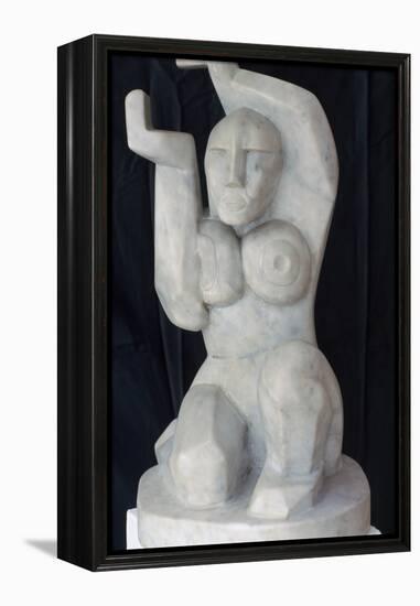 Seated Woman, C1911-1915-Henri Gaudier-brzeska-Framed Premier Image Canvas