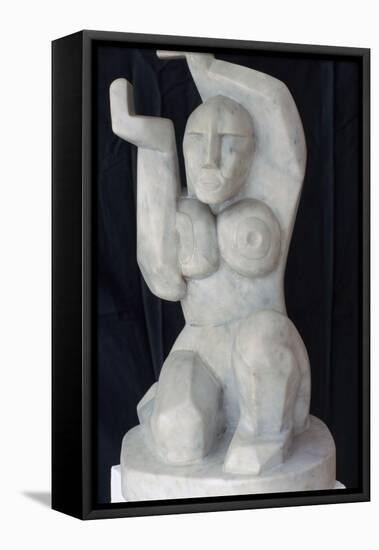 Seated Woman, C1911-1915-Henri Gaudier-brzeska-Framed Premier Image Canvas