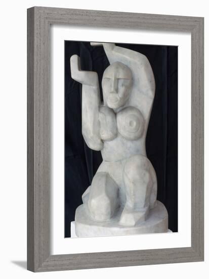 Seated Woman, C1911-1915-Henri Gaudier-brzeska-Framed Photographic Print