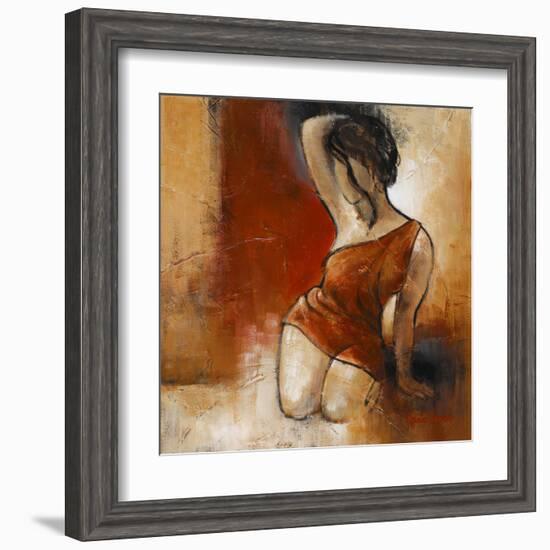 Seated Woman II-Lanie Loreth-Framed Art Print