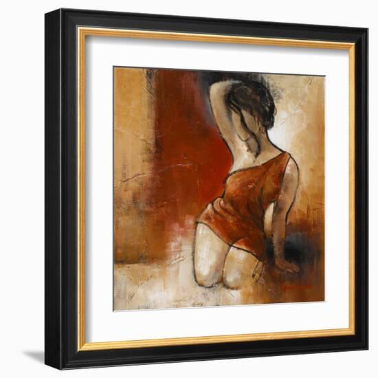 Seated Woman II-Lanie Loreth-Framed Art Print