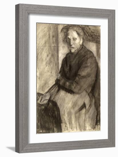 Seated Woman (The Artist's Mother) 1907-Umberto Boccioni-Framed Giclee Print