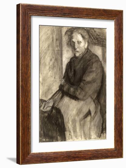 Seated Woman (The Artist's Mother) 1907-Umberto Boccioni-Framed Giclee Print